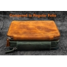 Galen Leather Galen Leather Expansi-Folio A5 Crazy Horse Forest Green