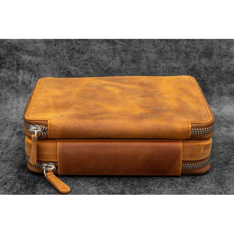 Galen Leather Galen Leather Expansi-Folio A5 Crazy Horse Brown