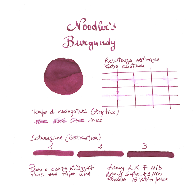 Noodler's Burgundy Ink Bottle 3 oz
