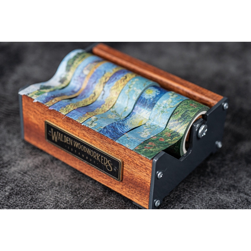 Galen Leather Galen Leather Multi Washi Tape Dispenser Medium Mahogany