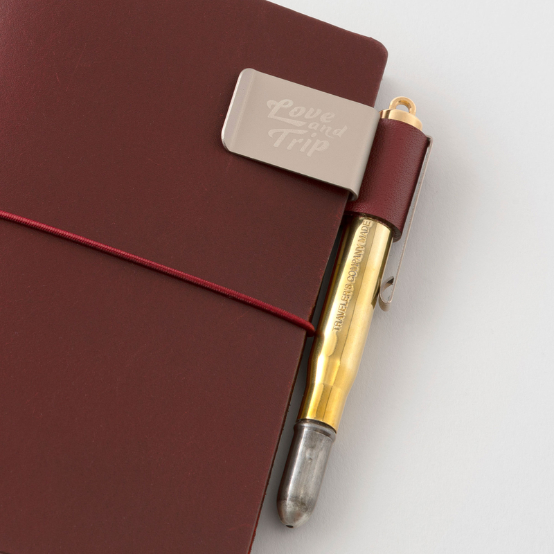 Traveler's Company Traveler's Notebook Portapenne Love and Trip Red Edizione Limitata