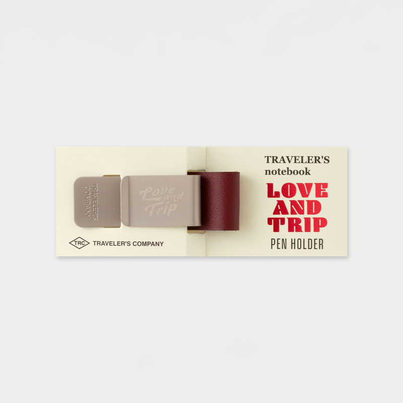 Traveler's Company Traveler's Notebook Portapenne Love and Trip Red Edizione Limitata
