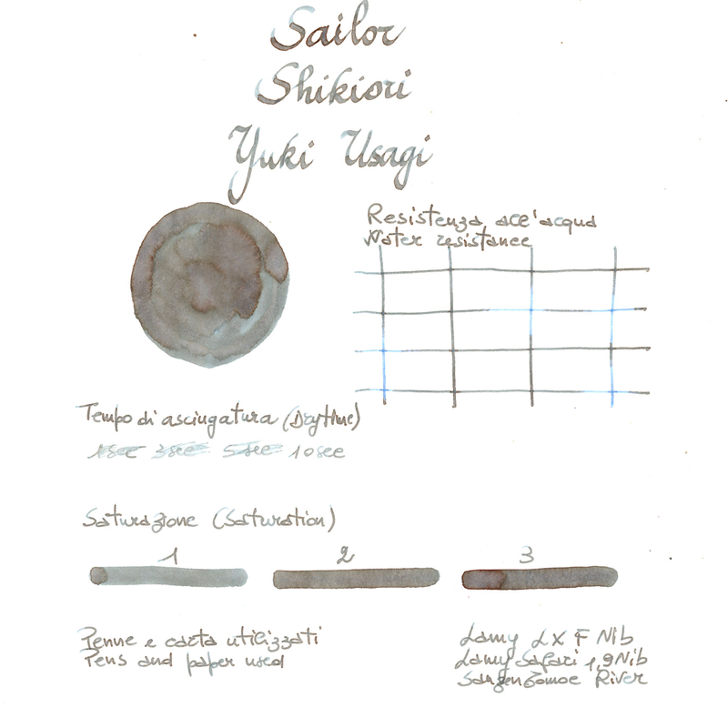Sailor Sailor Shikiori Yukiusagi 8 Ink Cartridges