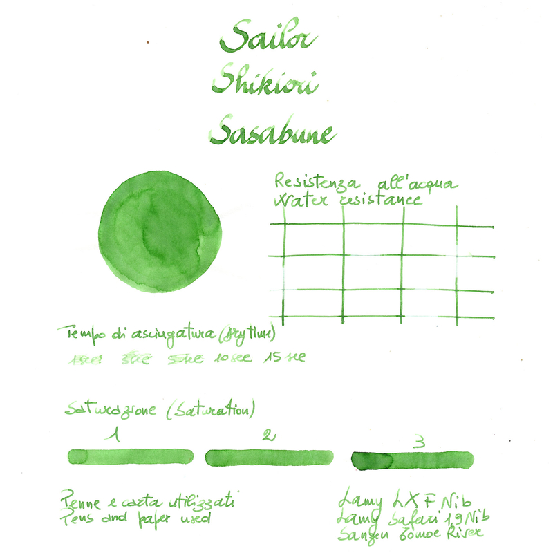 Sailor Sailor Shikiori Sasabune Ink Bottle 20 ml