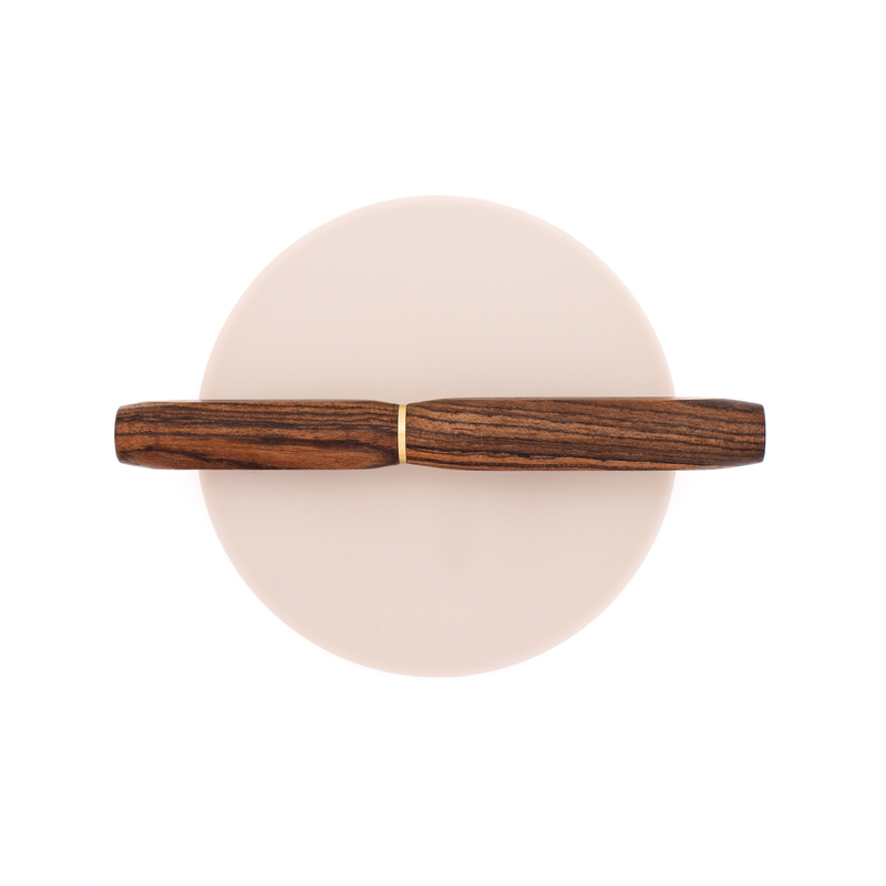Wancher Wancher Sekai Densho 6 Facets Penna Stilografica Tigerwood