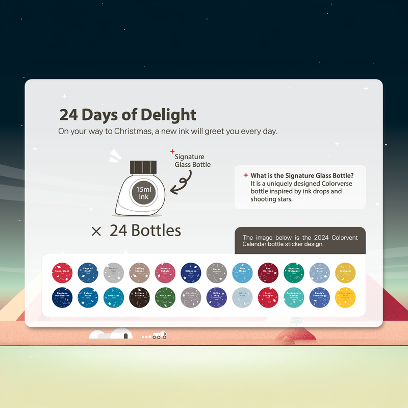 Colorverse Colorverse 2025 Colorvent Calendar Calendario dell'Avvento