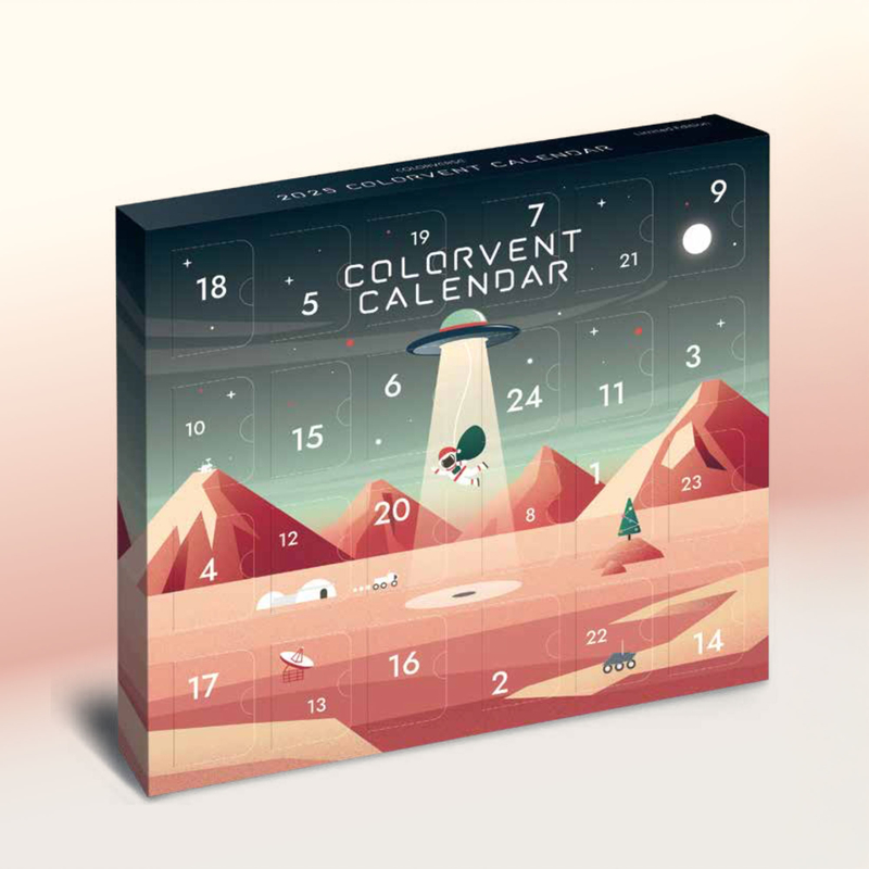 Colorverse Colorverse 2025 Colorvent Calendar Calendario dell'Avvento