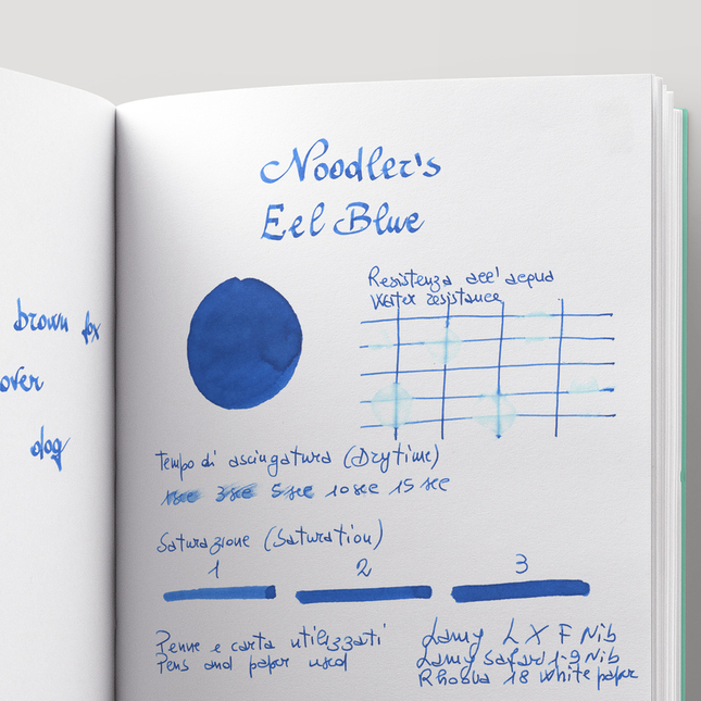 Noodler's Eel Blue Inchiostro 3 oz