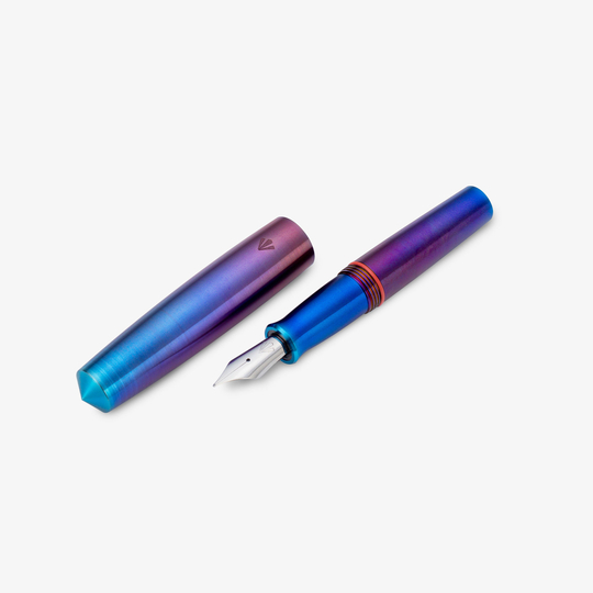 Gravitas Pocket Fountain Pen Raw Grade 5 Titanium TiSiNx