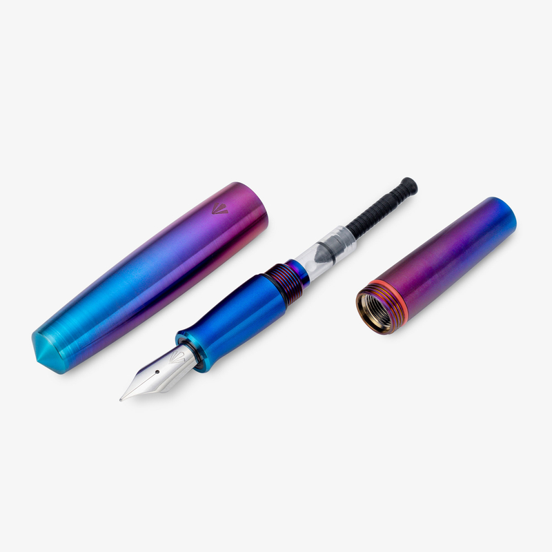 Gravitas Gravitas Pocket Penna Stilografica Raw Grade 5 Titanium TiSiNx