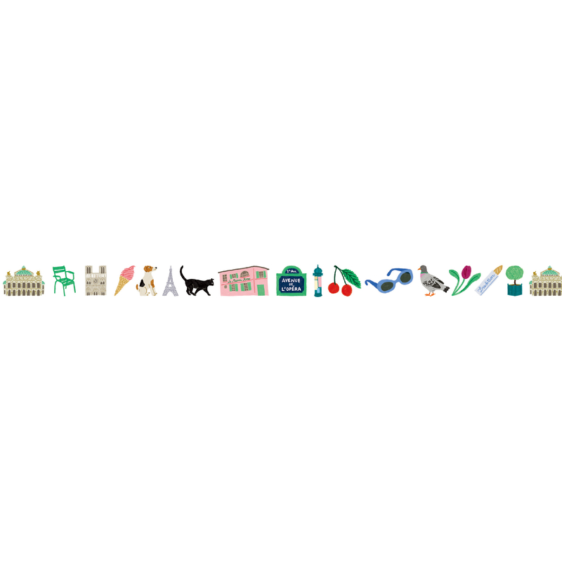MT Masking Tape MT x Léa Maupetit Washi Tape Parigi