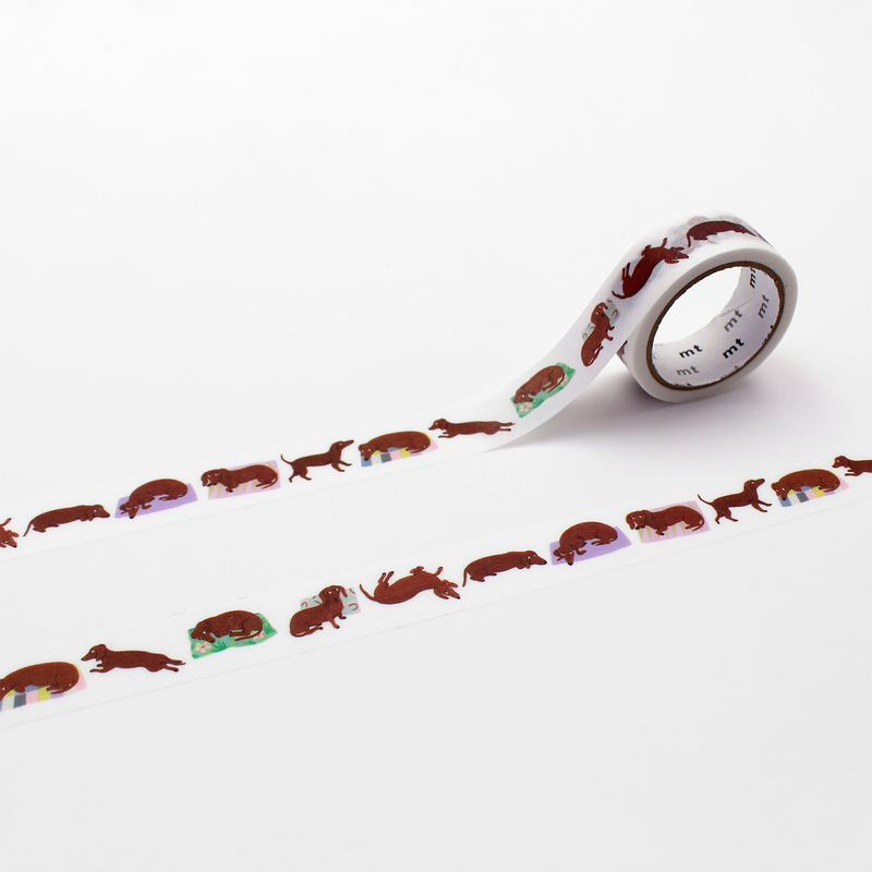 MT Masking Tape MT x Léa Maupetit Washi Tape Sausage Dog