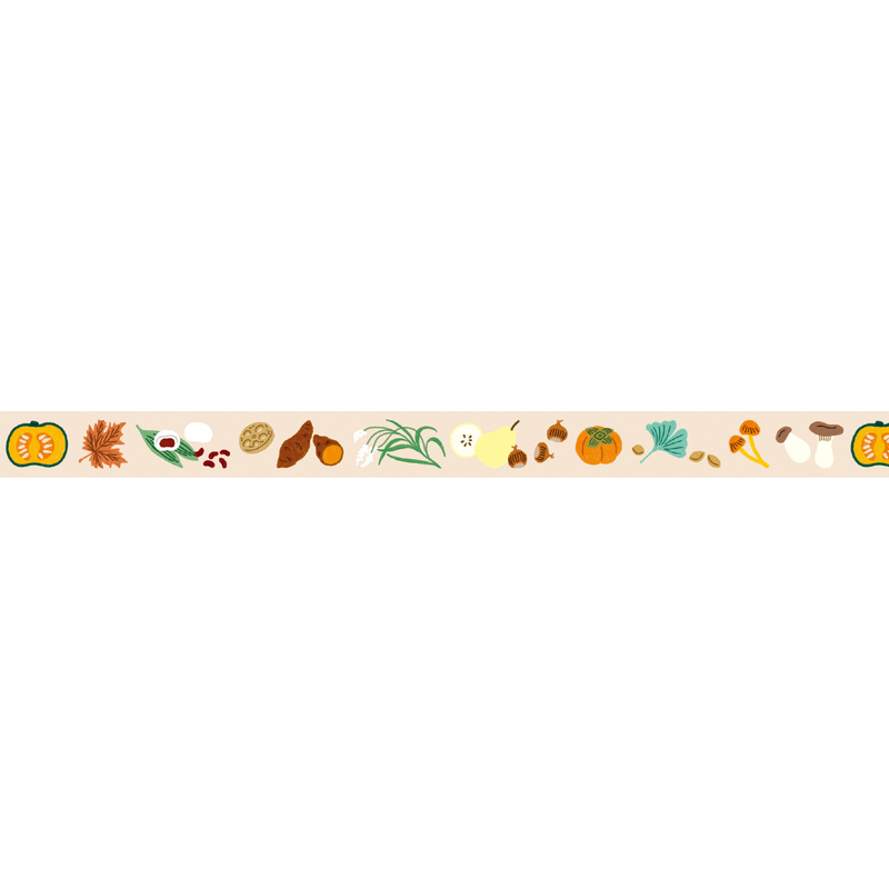 MT Masking Tape MT x Léa Maupetit Washi Tape Autunno Dorato