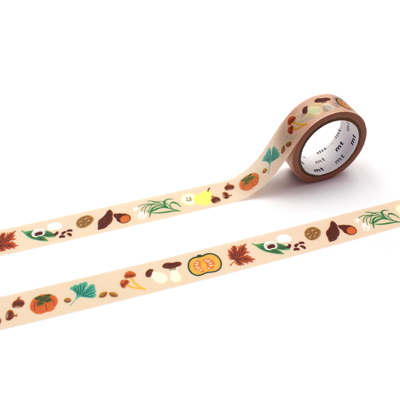 MT Masking Tape MT x Léa Maupetit Washi Tape Autunno Dorato