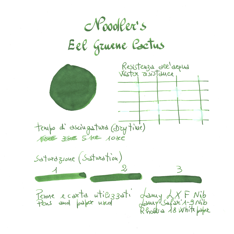 Noodler's Eel Gruene Cactus Inchiostro 3 oz