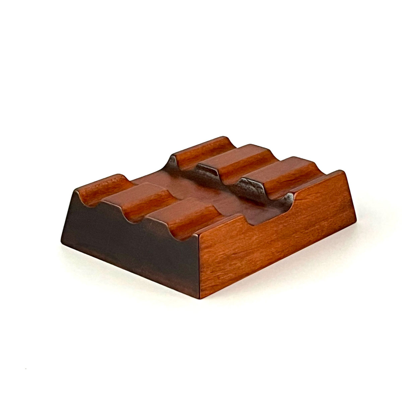 Toyooka Craft Toyooka Craft Pen Rest for 3 Pens Alder Brown
