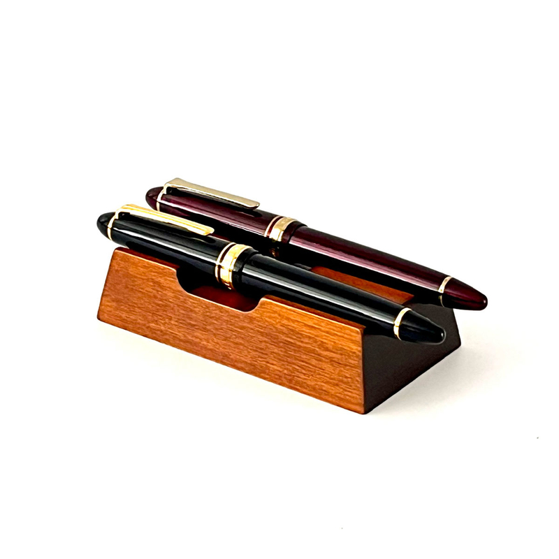 Toyooka Craft Toyooka Craft Pen Rest Portapenne in Legno 2 Posti Alder Brown