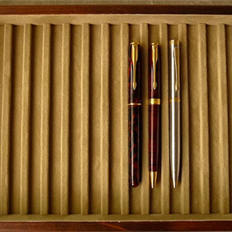 Toyooka Craft Toyooka Craft Vassoio Portapenne in Legno con Coperchio Alder Brown