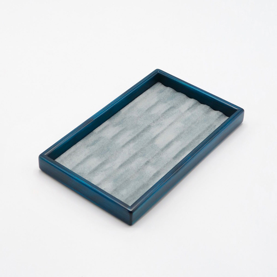 Toyooka Craft Pen Tray S Hinoki Blue