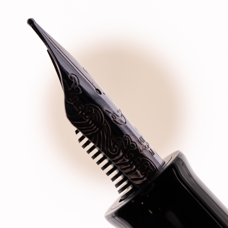 Nahvalur Nahvalur Nautilus Ti Penna Stilografica Black 14k