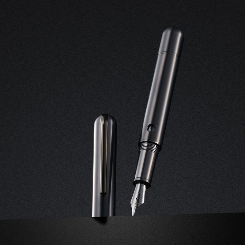 Nahvalur Nahvalur Nautilus Ti Fountain Pen Black