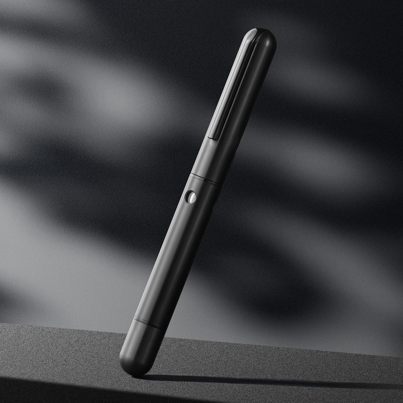 Nahvalur Nahvalur Nautilus Ti Fountain Pen Black 14k