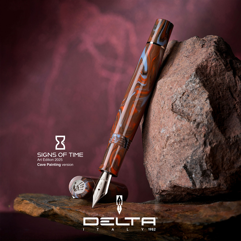 Delta Delta Segni del Tempo Penna Stilografica Arte Rupestre
