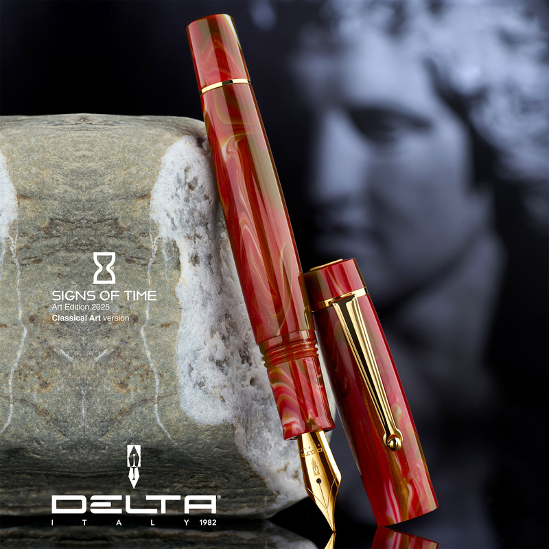 Delta Delta Segni del Tempo Penna Stilografica Arte Classica