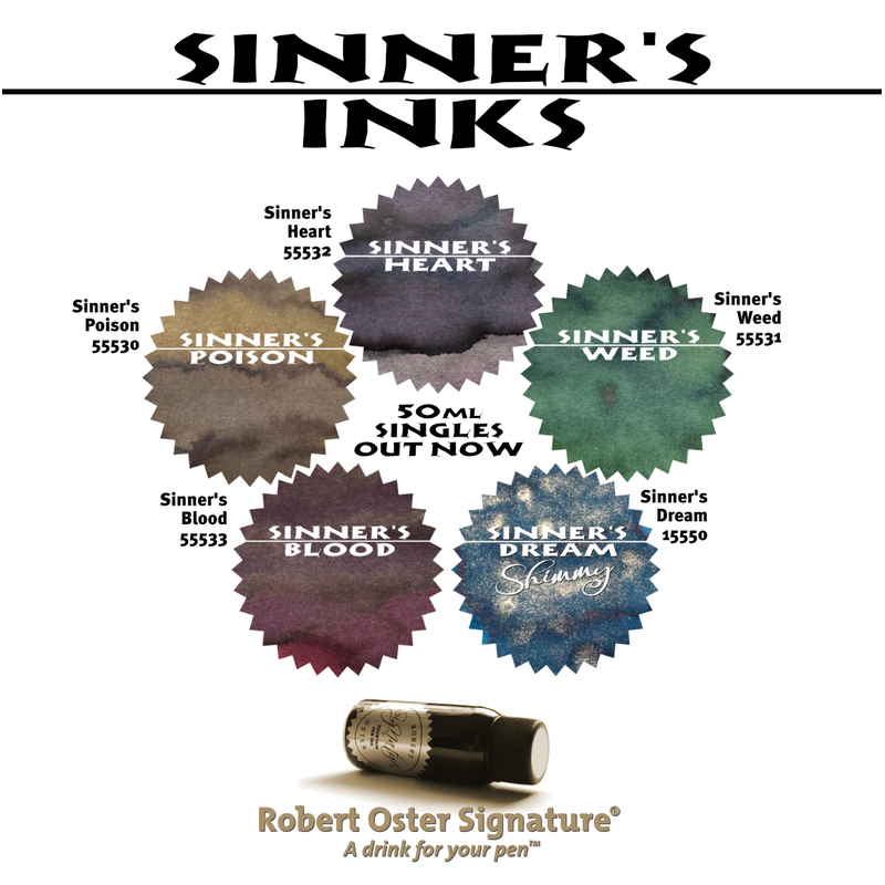 Robert Oster Robert Oster Sinner’s Heart Ink Bottle 50 ml