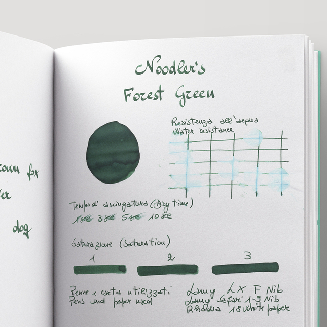 Noodler's Forest Green Ink Bottle 3 oz