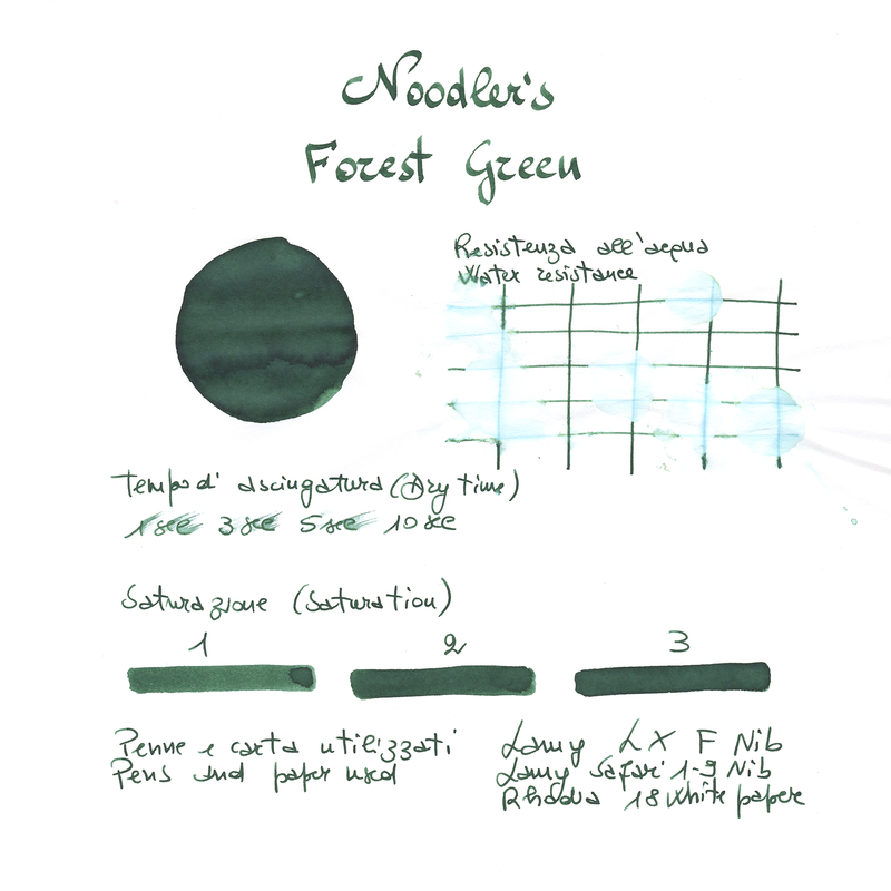 Noodler's Forest Green Ink Bottle 3 oz