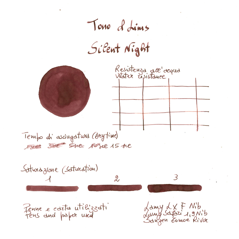 Tono & Lims Tono & Lims 6 Years Anniversary Silent Night Ink Bottle 30 ml