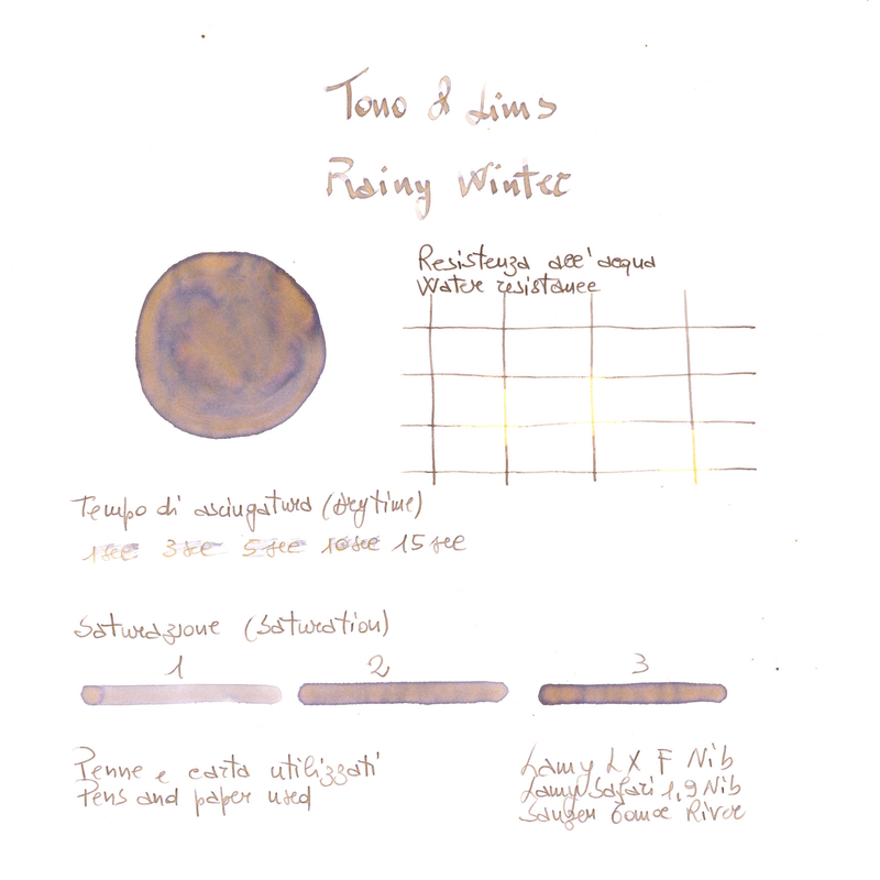 Tono & Lims Tono & Lims Friendship Rainy Winter Ink Bottle 30 ml