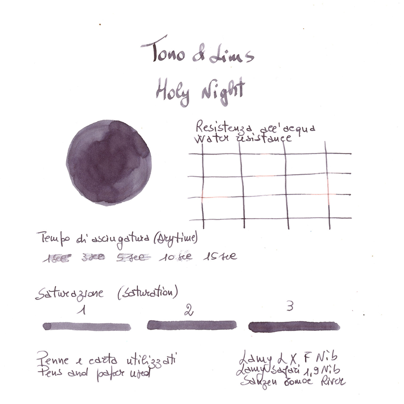 Tono & Lims Tono & Lims 6 Years Anniversary Holy Night Ink Bottle 30 ml