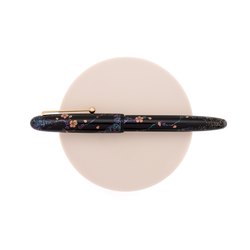 Namiki Namiki Yukari Maki-e Fountain Pen Cherry Blossoms at Night