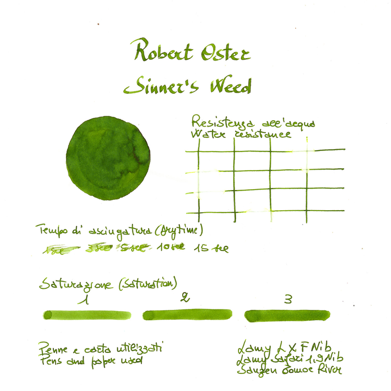 Robert Oster Robert Oster Sinner’s Weed Ink Bottle 50 ml