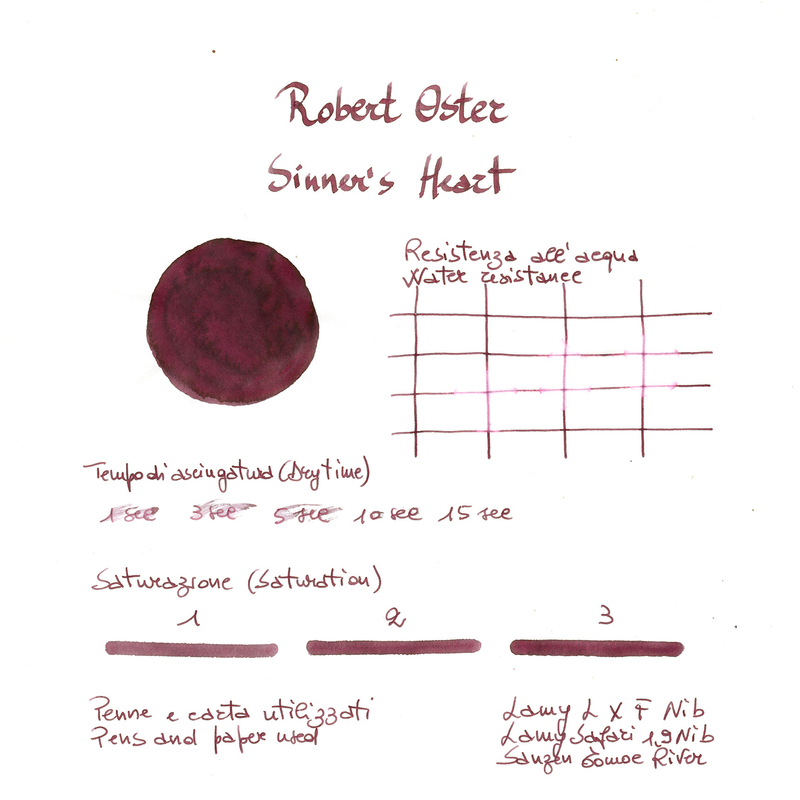 Robert Oster Robert Oster Sinner’s Heart Inchiostro 50 ml
