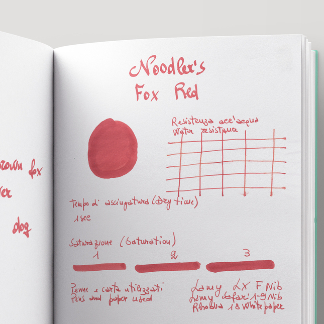 Noodler's Fox Red Inchiostro 1 oz