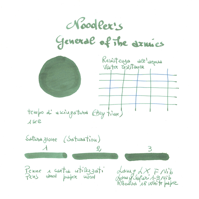 Noodler's General Of The Armies Inchiostro 3 oz