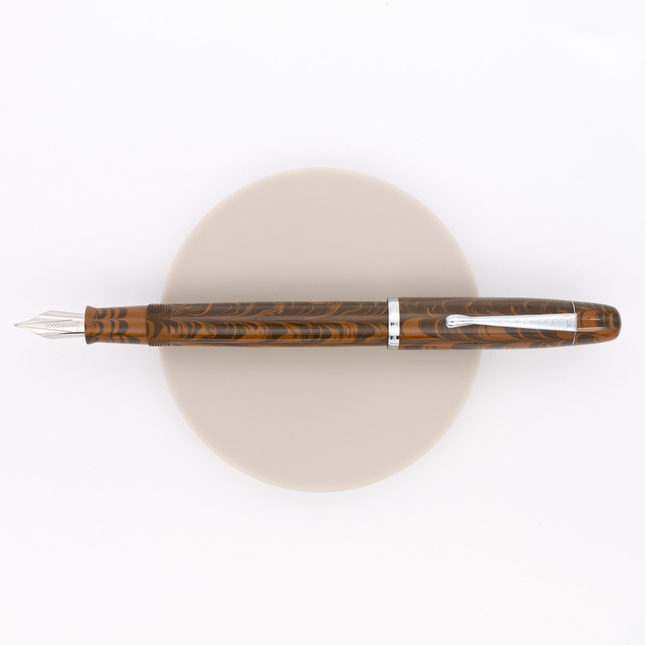 Noodler's Neponset Penna Stilografica Seven Pines Ebanite