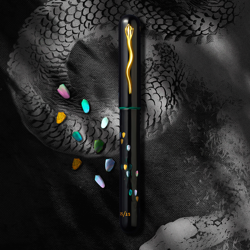 IKKAKU by Nahvalur IKKAKU by Nahvalur Fountain Pen Year of Snake Limited Edition IKKAKU by Nahvalur IKKAKU by Nahvalur Fountain Pen Year of Snake Limited Edition
