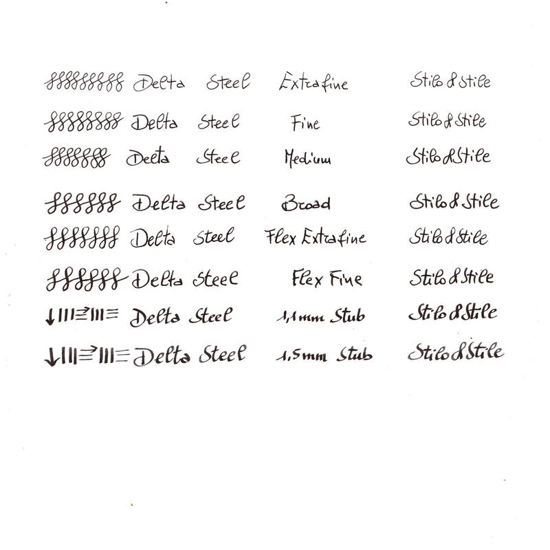 Delta Delta Neo Gallery Fountain Pen Iris & Rhodium