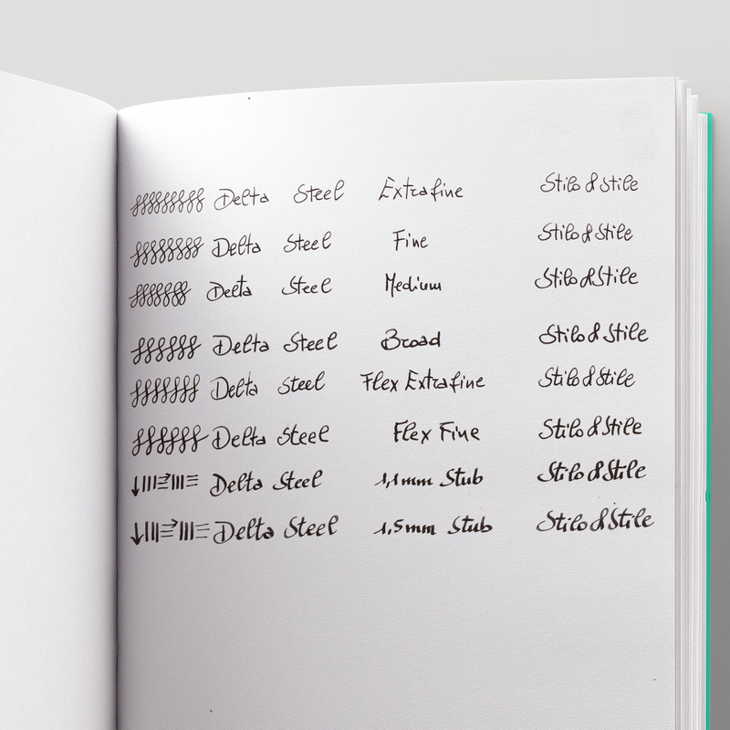 Delta Delta Neo Gallery Fountain Pen Iris & Rhodium