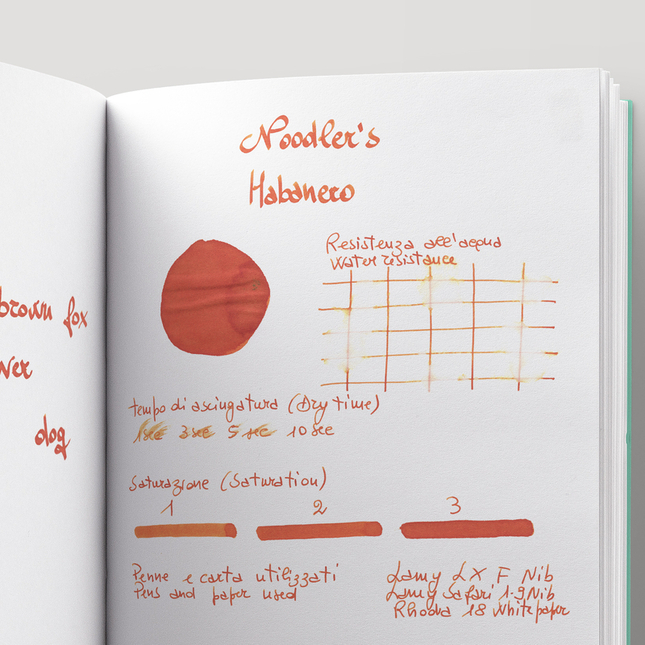 Noodler's Habanero Inchiostro 3 oz