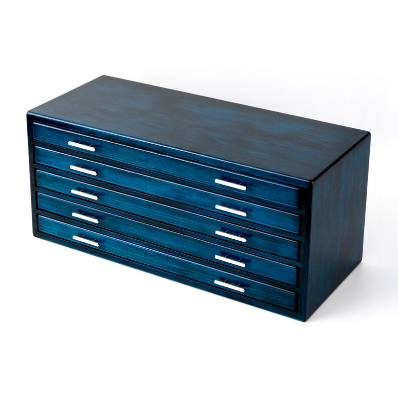 Toyooka Craft Toyooka Craft Portapenne in Legno 100 Posti Hinoki Blue Toyooka Craft Toyooka Craft Portapenne in Legno 100 Posti Hinoki Blue
