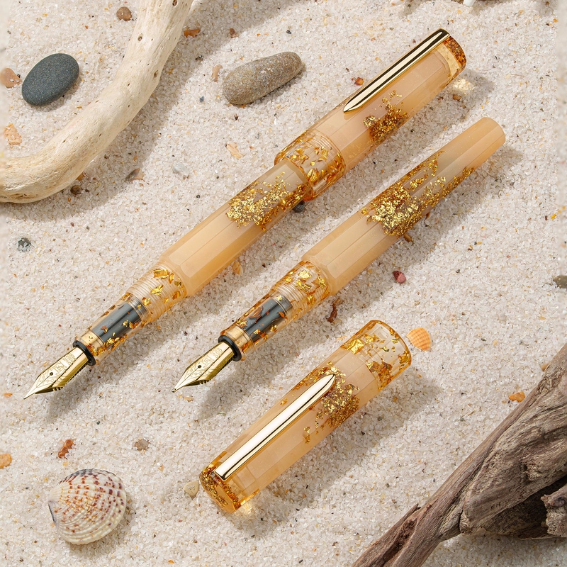 Benu Benu Euphoria Fountain Pen Golden Beach Benu Benu Euphoria Fountain Pen Golden Beach