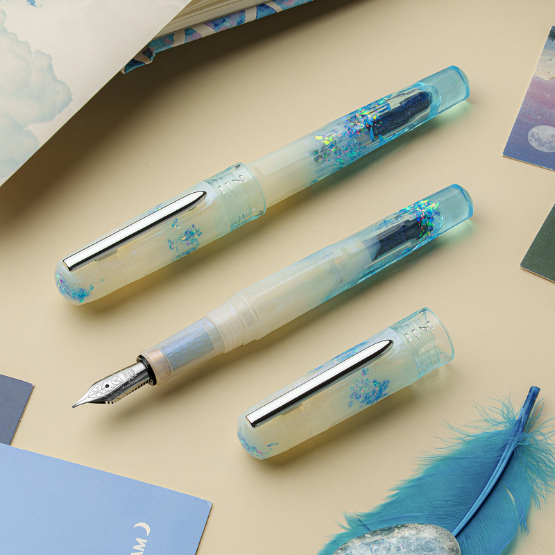 Benu Benu Talisman Fountain Pen Moonstone Benu Benu Talisman Fountain Pen Moonstone