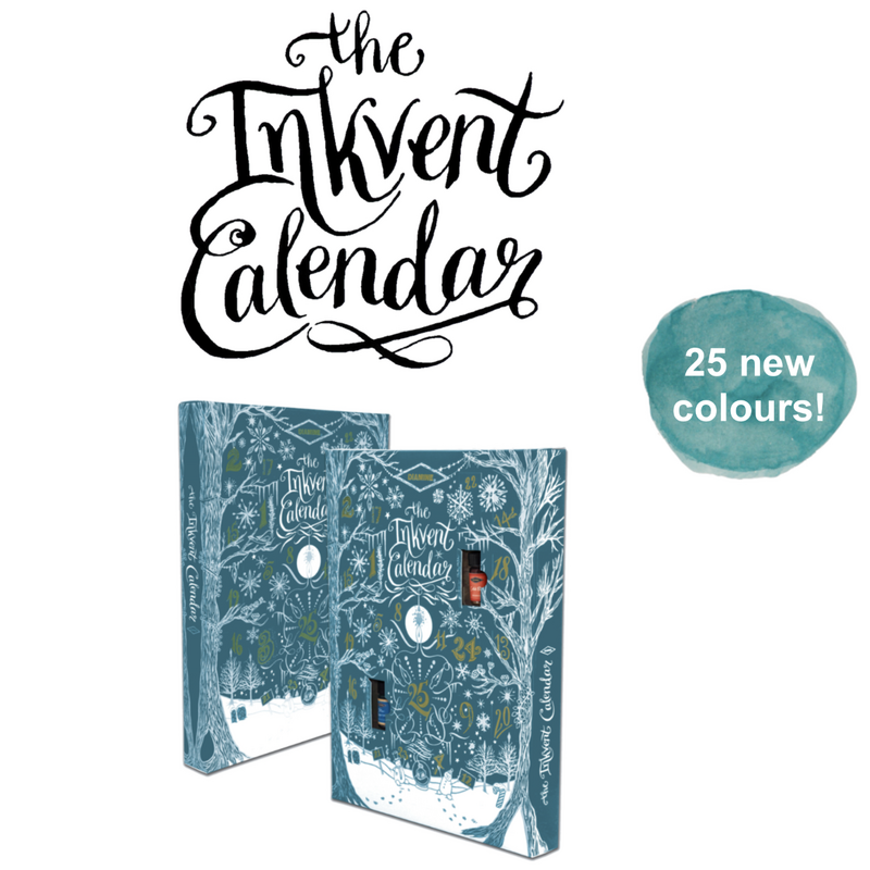 Diamine Diamine InkVent Calendar Teal Edition Calendario dell'Avvento 2025 con Inchiostri
