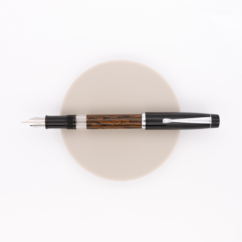 Noodler's Konrad Penna Stilografica Dixie 10 Chestnut Ebanite