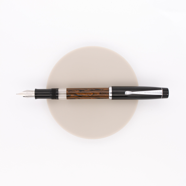 Noodler's Konrad Penna Stilografica Dixie 10 Chestnut Ebanite